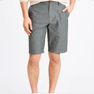 J. CREW Gray Rivington 100% Cotton Bermuda Shorts Size 35W